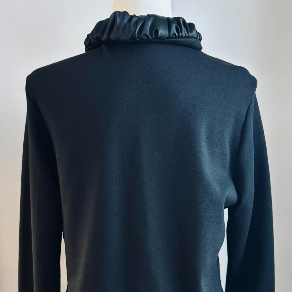 Rayure Paris Black Wool Blend Velvet Quilted & Sequined Zipped Jacket – EU 48 - Picture 7 of 14